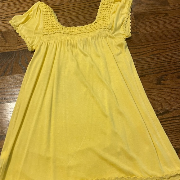 Juicy Couture yellow baby doll top - Picture 2 of 3